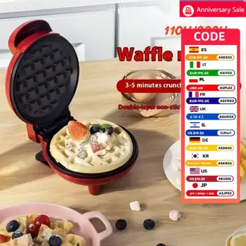 Mini Multifunctional Electric Waffle Maker, Sandwich Cake Oven, Breakfast Mold, Kitchen Supplies, Cooking Utensils 1