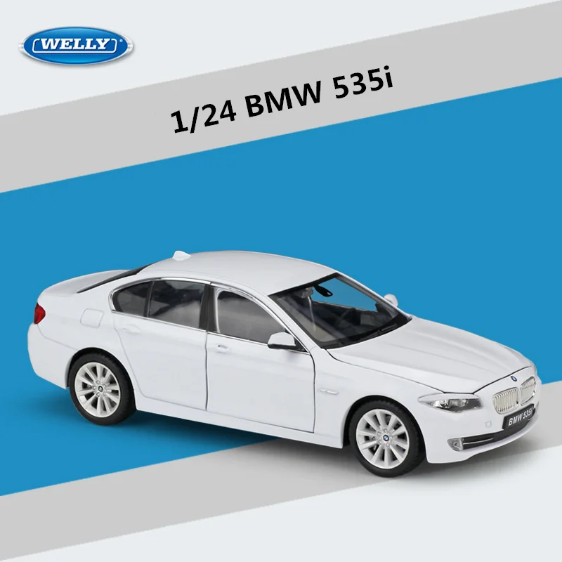 Welly 1:24 BMW 5 Series 535i Alloy Car Model Diecast Metal Toy