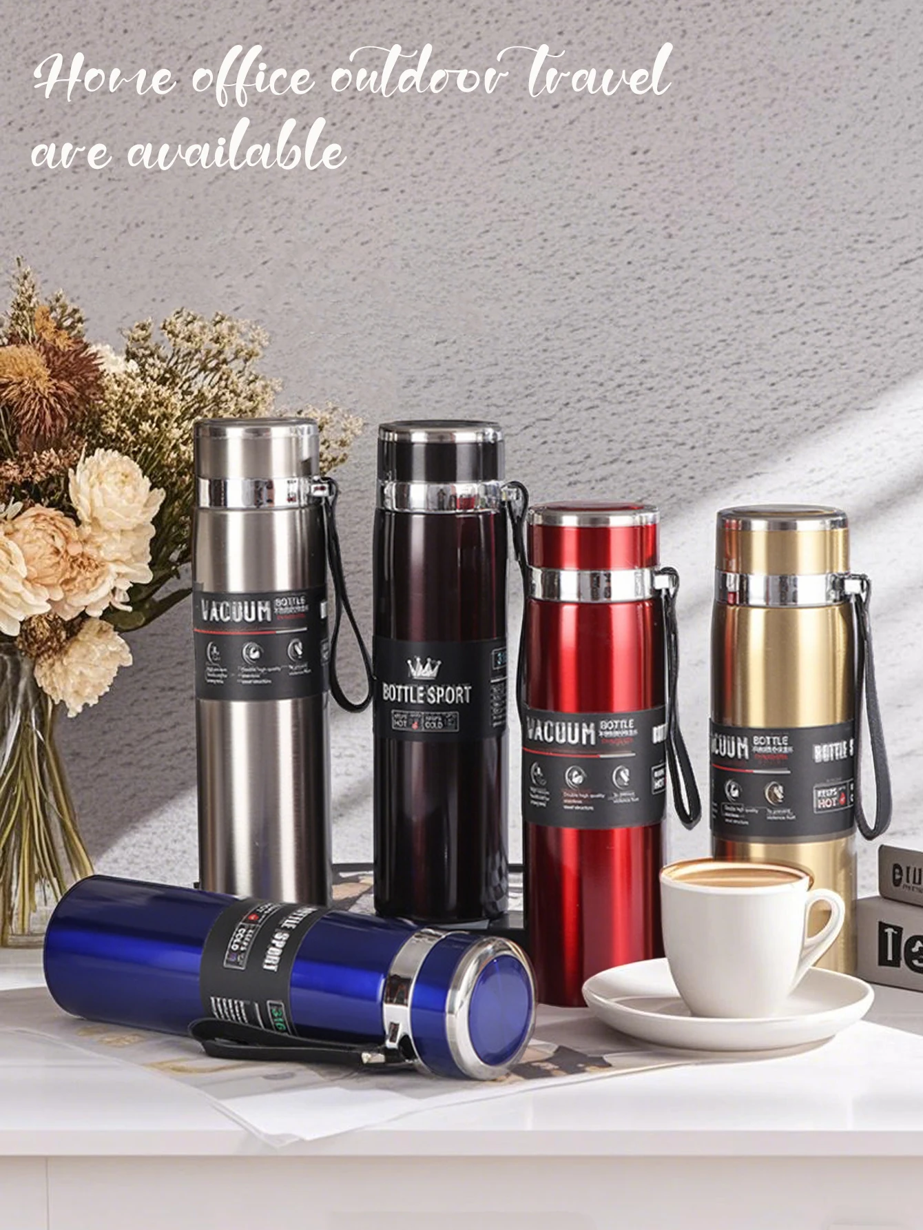 كوب معزول ستانلس ستيل 1لتر