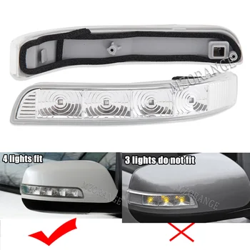 For KIA Sorento XM 2009 2010 2011 2012 2013 2014 Car Rearview Side Mirror Turn Signal 4 LED indicator Light Repeater accessories 1