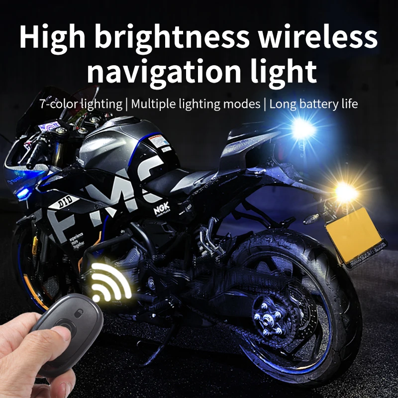 KEWAYO 4 Luci Strobe LED Wireless Con Telecomando 7 Colori, Alta - Foto 6