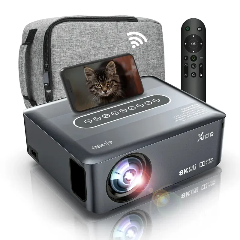 Proiettori Proiettori Grigio Led Lcd X1 Vendita Superiore Nativo 1080P Proiettore Hd 4K 1080P Casa 4K 12000 Lumen 1080P Android 9 16Gb Emmc