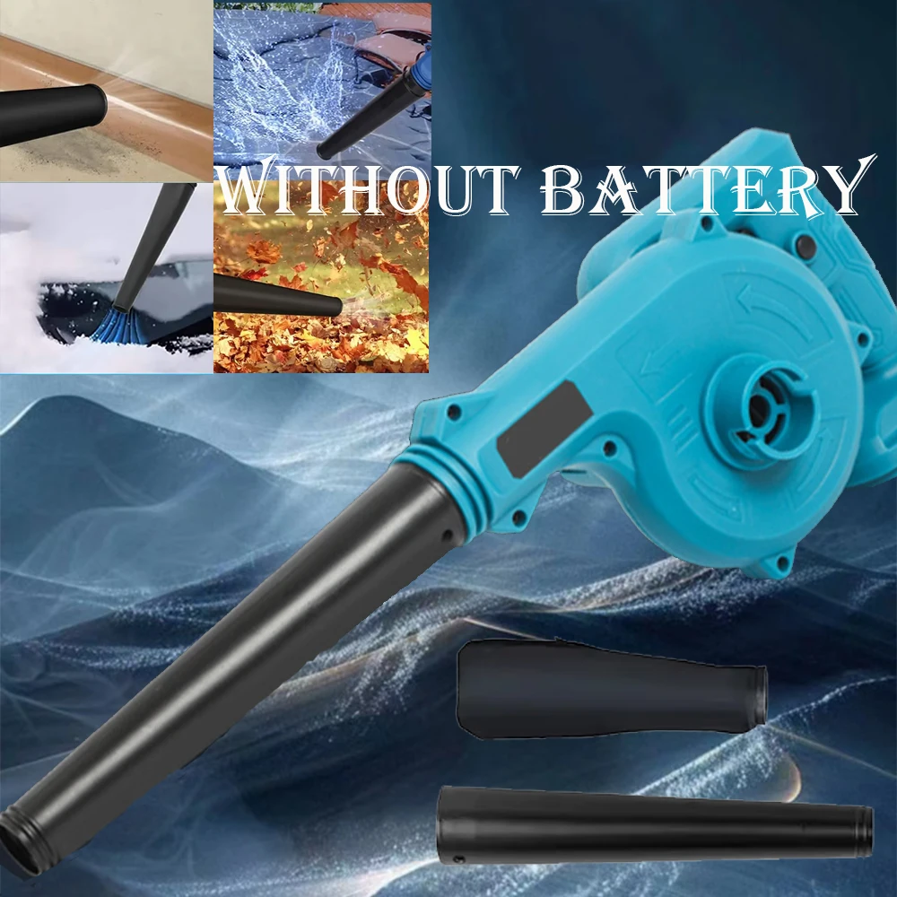 Cordless Electric Air Blower 2 In 1 Air Blower&Suction Handheld Leaf Computer Dust Collector for Makita 18V Battery