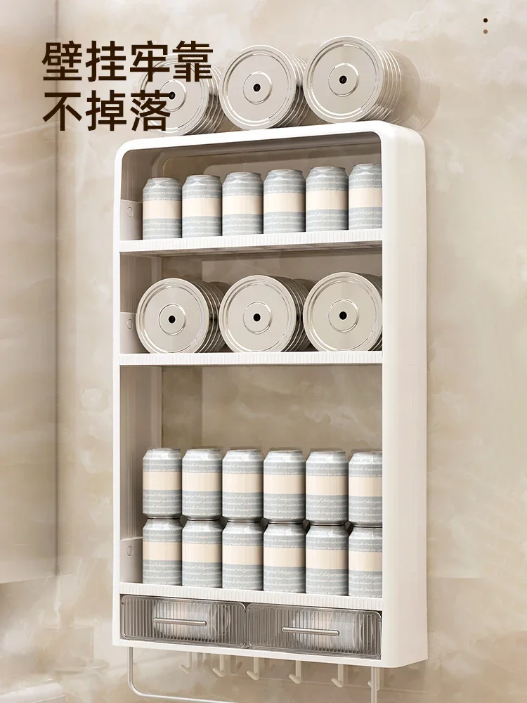 

TLL Punch-Free Multi-Layer Skin Care Cosmetics Wall Shelf