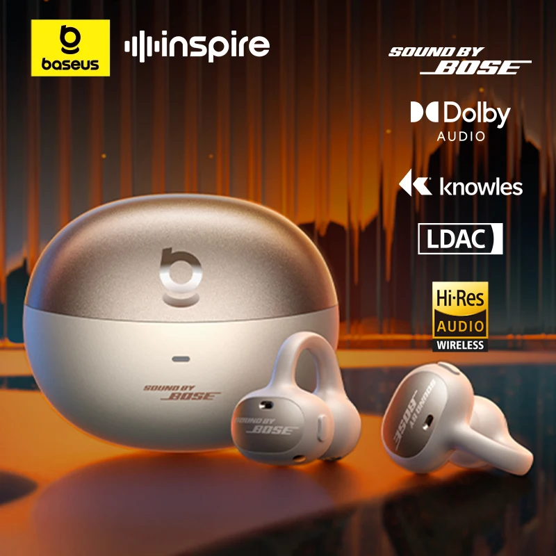 Baseus Inspire XC1 Ear Clip Wireless Earbuds Bluetooth 6.1 Hi-Res