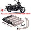Slip On For Kawasaki Vulcan 650S S650 VN650 EN650 All Years Motorcycle Exhaust Escape Moto Modified Full System With DB Killer