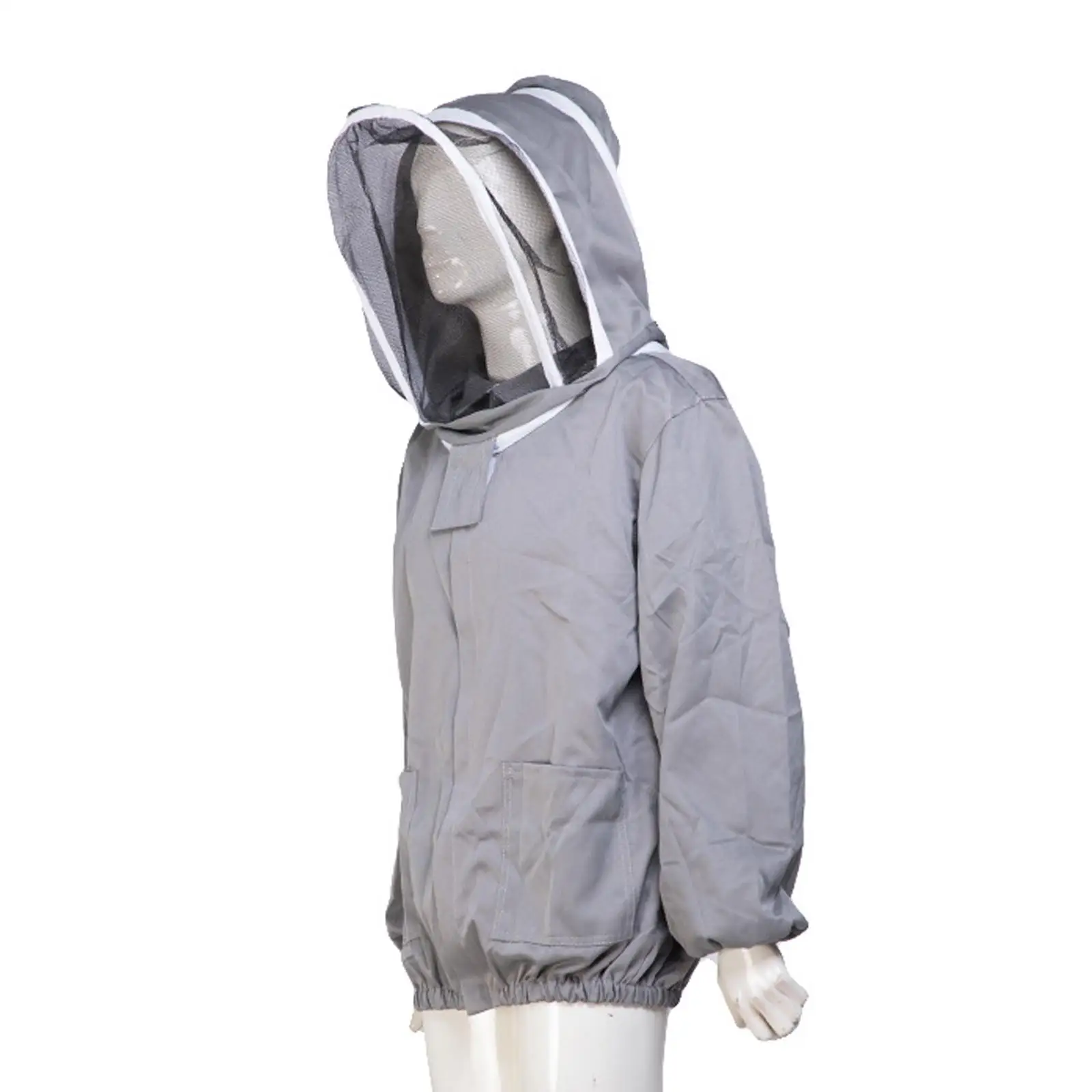 Beekeeping Jacket with Fencing Veil Breathable with Hat Equip