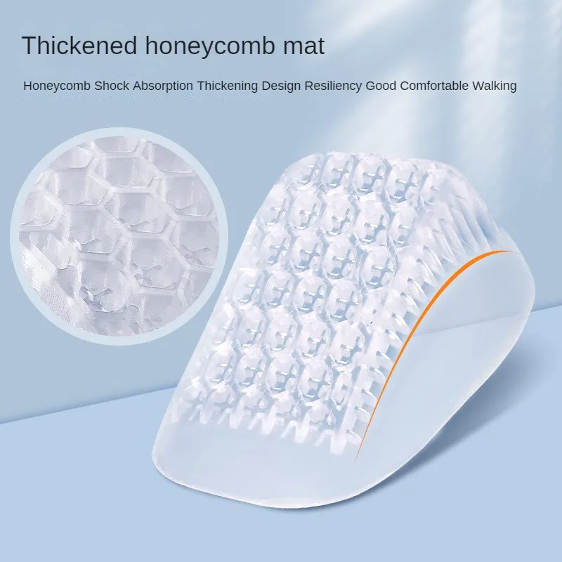 U-Shaped Cup Half Elevator Insoles Height Increase Heel Lift Insert Washable Reusable Heel Pads Cushion-shoe insoles,heel patch insole,heel insoles,heel cushion insole