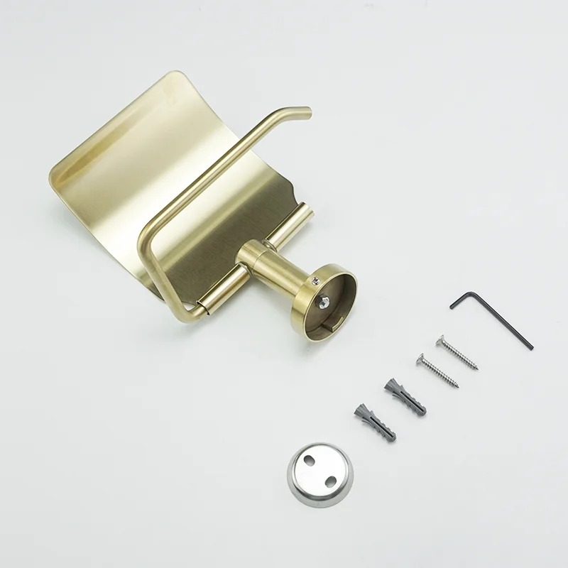 Brushed Gold Bathroom Hardware Set 6