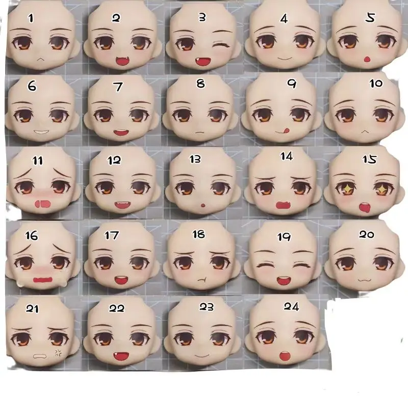 Dazai Osamu Ob11 Handmade Water Paste Face Alternate Expression DIY Doll Cosplay Accessory