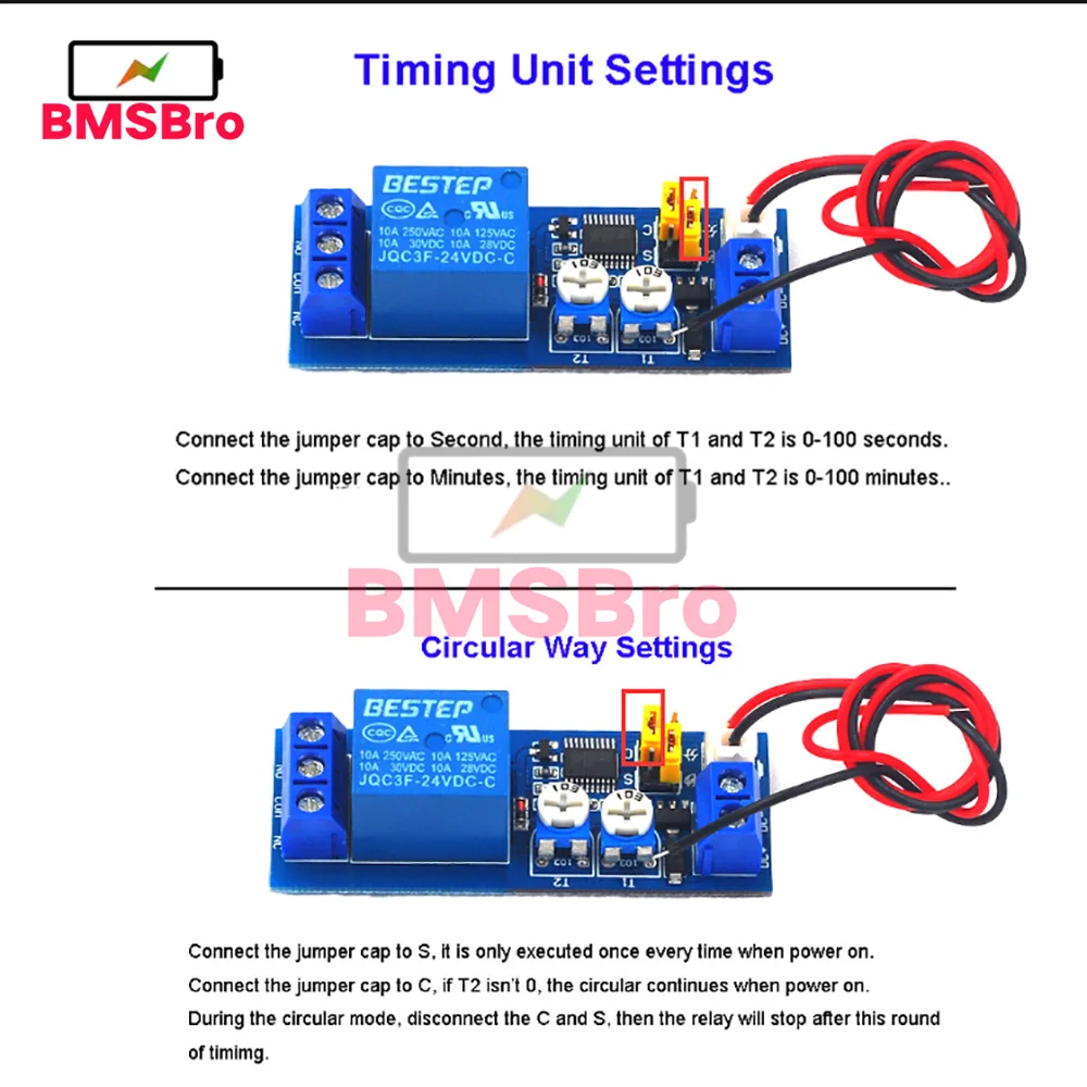 Relè Timer DC 12V | Modulo Temporizzazione Regolabile | Ritardo On/Off | Per Scale, Magazzini - Foto 14