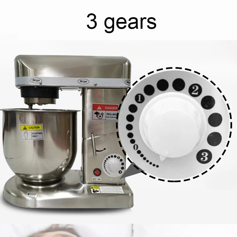 CommercialDoughMixer10LBlenderHouseholdDesktopCreamerEggBeater
