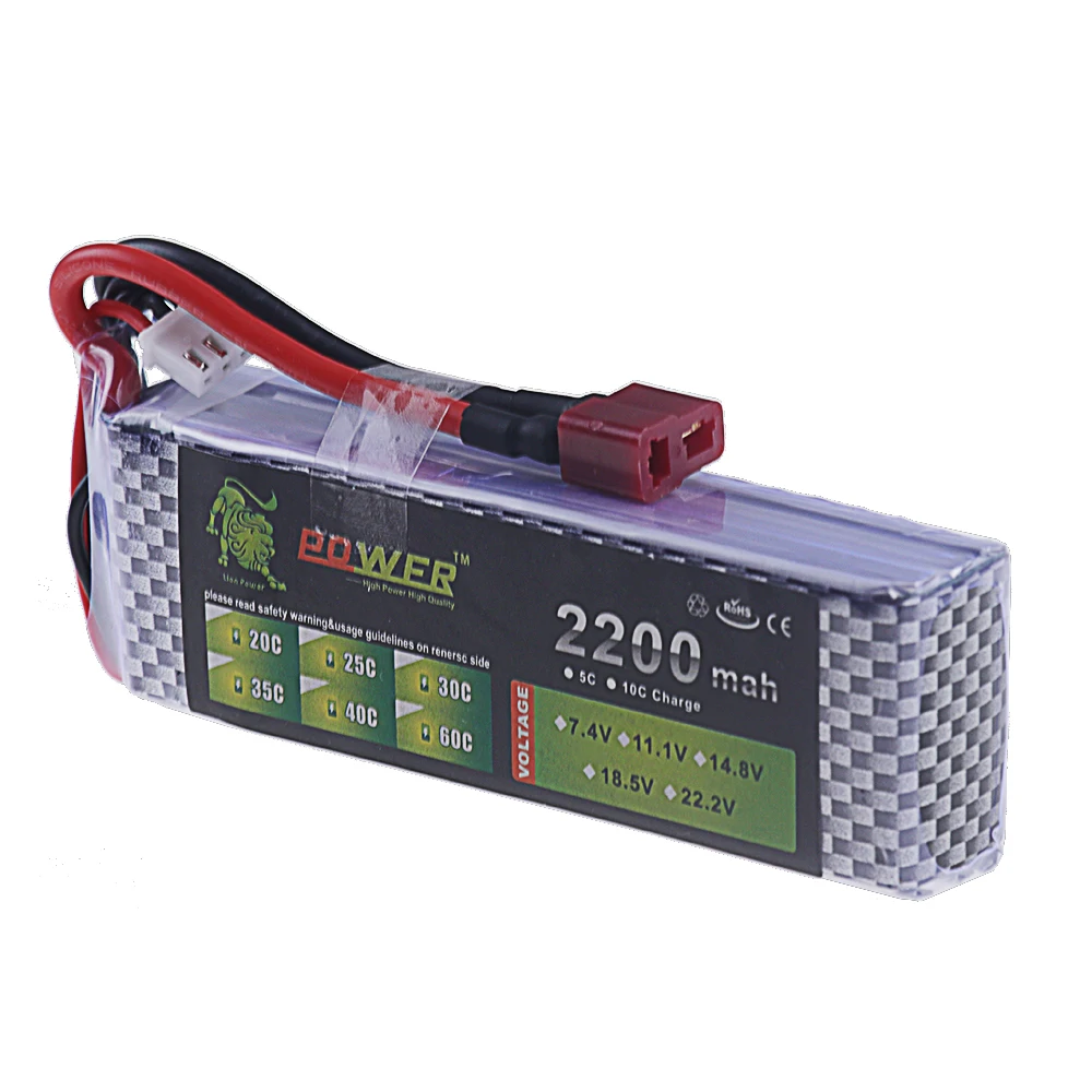 Batterie Drone 1500-7200mAh XT60/T Connecteur Lot Chargeur