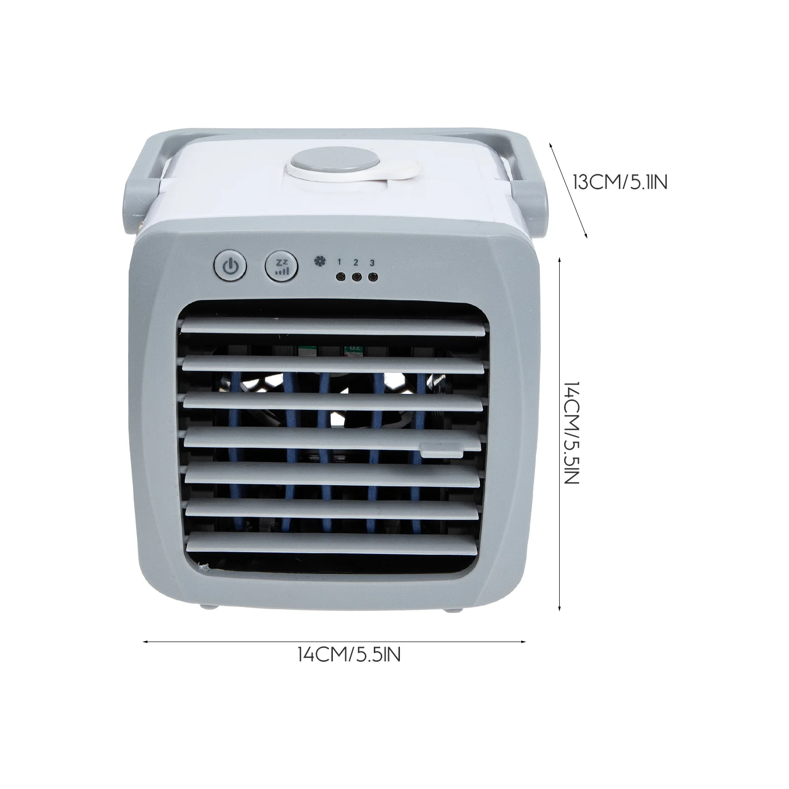 Portable Large Air Outlet Cooling Fan Mini Air Conditioner Desktop Usb Fan Timer Function Car Conditioning Parts Accessories