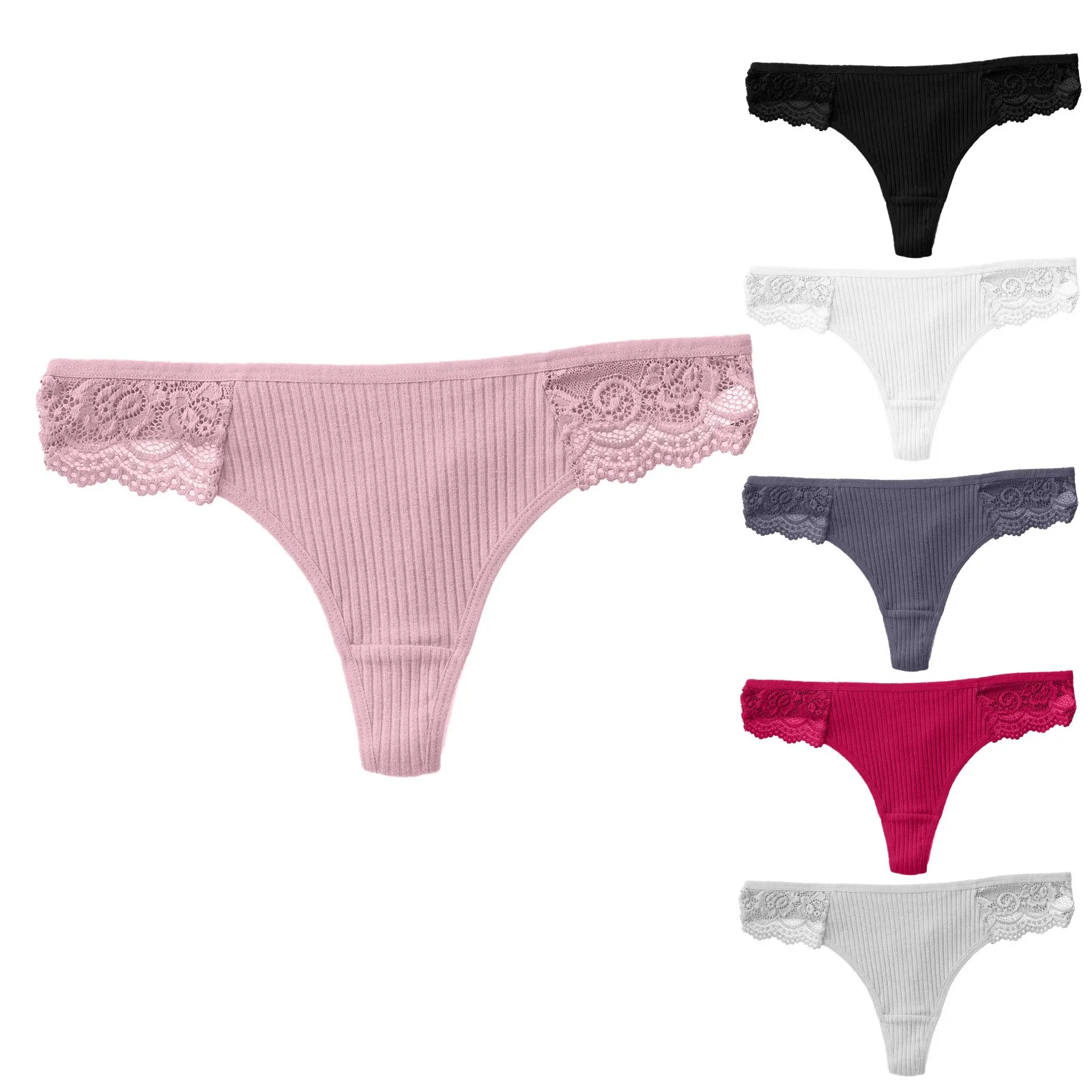 Japanese Women Underwear Female Sexy Low Waist Cotton Crotch Lace Panties Thong