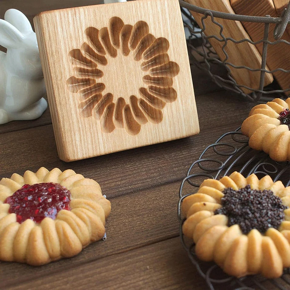 3D Wooden Cookie Cutters for Creative Baking