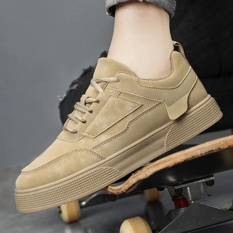 Description Picture 4 of item2024 Khaki Air Force Flat Shoes 2024 Spring and Autumn New Korean Version All Wear Casual Sports Shoes