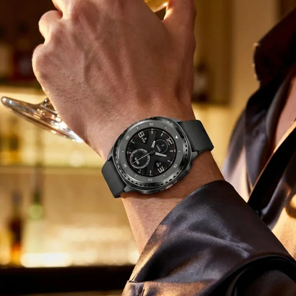 Premium Alloy Protective Cover for Galaxy Watch 8 Classic - Scratch-Resistant Hard Frame with Time Scale