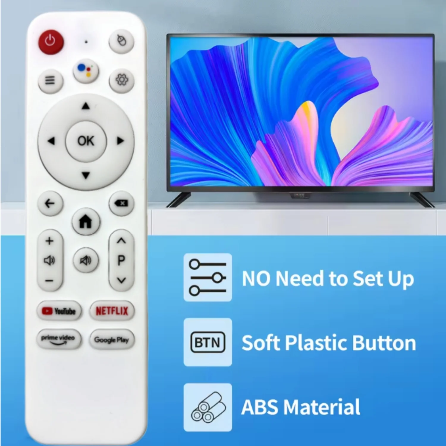 New IR Remote Control for H313 TV Stick,for Android 14.0 Streaming Stick TV Box Without Voice - 5