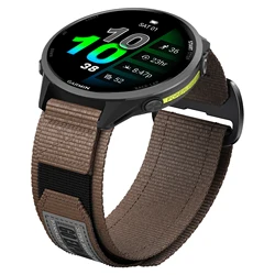 Sport Tactical Nylon Strap - Premium Replacement Watch Band Wristband Bracelet Accessories (Brown)