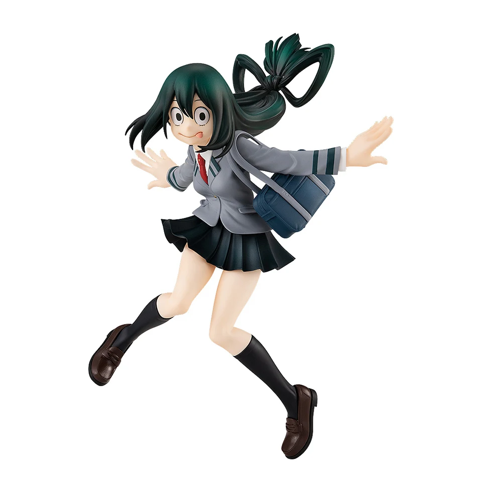 

100% Оригинальная фигурка героя моя геройская Академия Asui Tsuyu 15 см, модель, украшения, коллекционные Мультяшные игрушки, подарок для детей