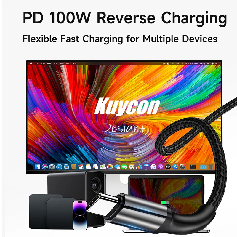 KUYCON G32X 6K 신제품 6106x3384 PC 사무용 32인치 모니터 대형 무광 소프트 라이트 디스플레이 모니터
