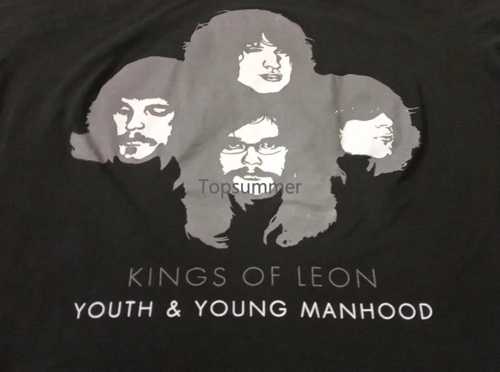 

Vintage Kings Of Leon 2003 Youth & Young Manhood Tour T Shirt Medium Black