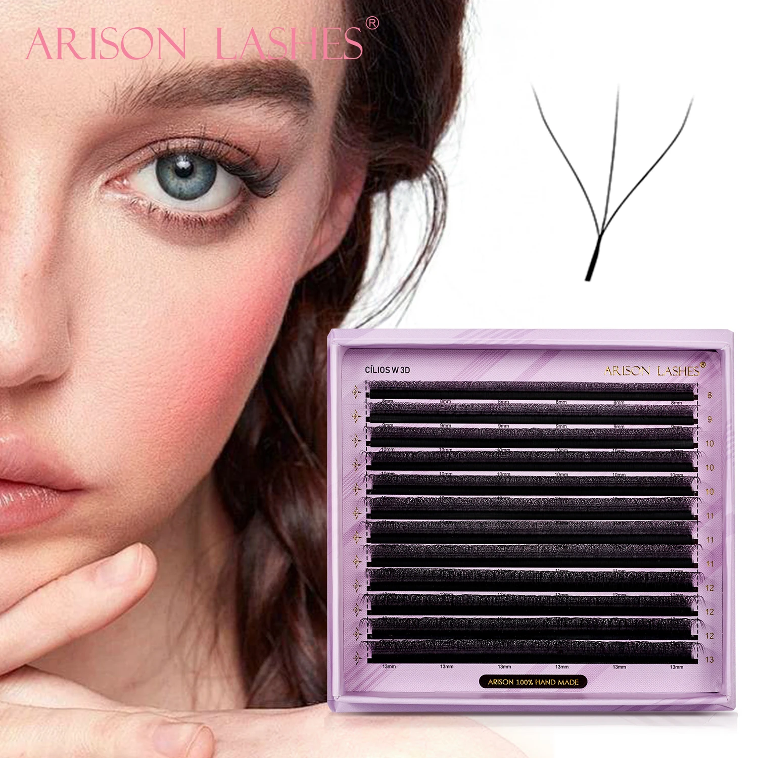 

ARISON PLUS YY 3D/4D/5D W лотки для ресниц сильное скрепление без излома прививки ресниц поставки без зазоров высококачественные инструменты для макияжа