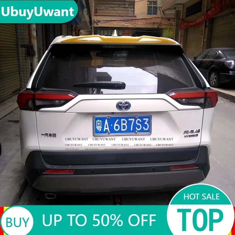 

Новинка 2019- 2020, новый спойлер UBUYUWANT для Toyota RAV4, высококачественный спойлер из АБС-пластика, автомобильный спойлер для крыльев, спойлер грунтового цвета