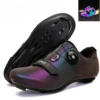 Professional New Sneakers Men Ultralight Double Buckles Cycling Shoes MTB Luminous Road Bike Shoes 2