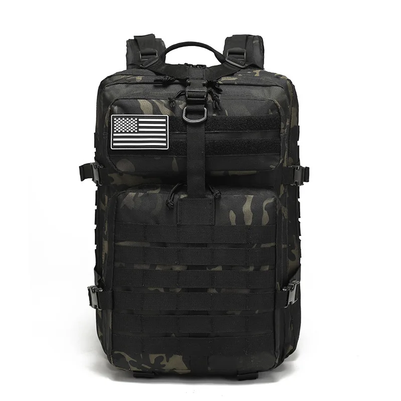 Outdoor tactical backpack 3P attack 50L camouflage waterproof sports assault backpack camping hiking backpack