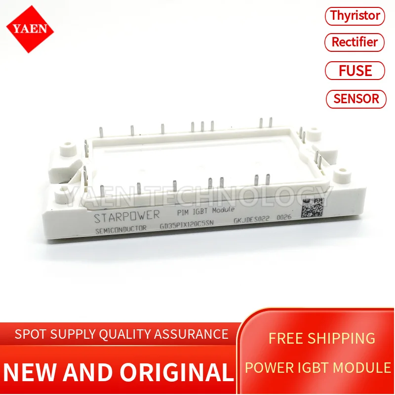 

GD35PIX120C5SN GD50PIT120C5SN GD25PIY120C5SN GD50PGY120C5SN NEW AND ORIGINAL POWER IGBT MODULE SPOT SUPPLY QUALITY ASSURANCE