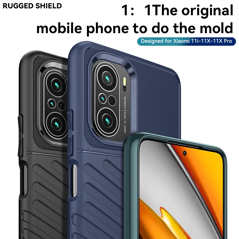 Premium Shockproof Silicone Phone Case - Luxury Design