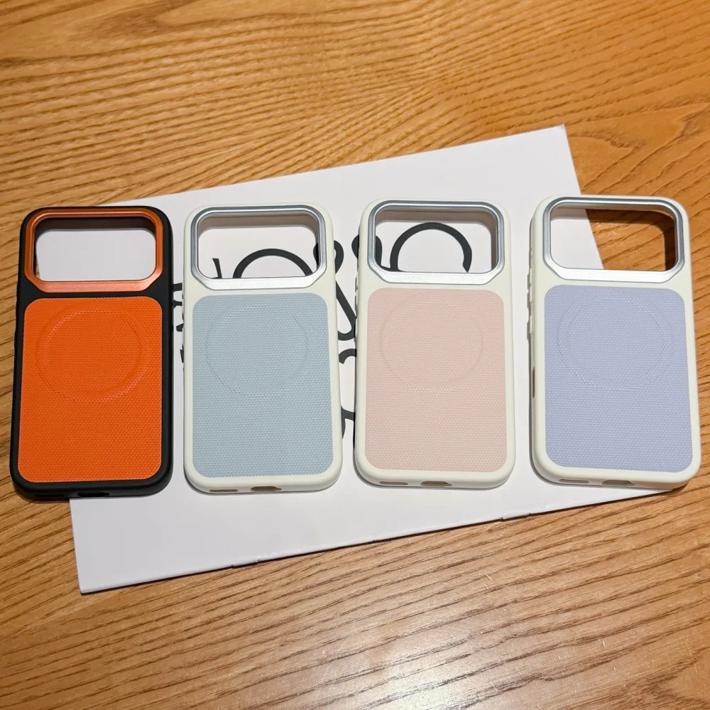 Luxury PU Leather Magnetic Protective Back Cover Case