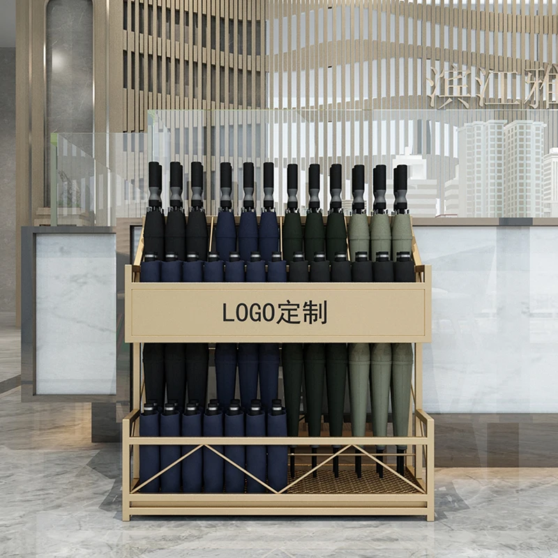 Display Umbrella Holder Outdoor Adjjstable Black Metal Stand Umbrella Holder Storing Rack Suport Umbrele Hotel
