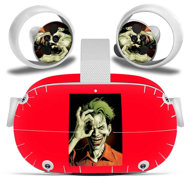 venom Vinyl Skin Sticker for Oculus Quest 2 VR Skin Sticker Headset Virtual Reality Decals Protective PVC