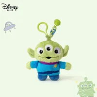Anime Disney Alien Mr.Q Stuffed Plush Toy Backpack Pendant Cartoon Cute Keychain Doll keyring Children's Toy Birthday Party Gift 1