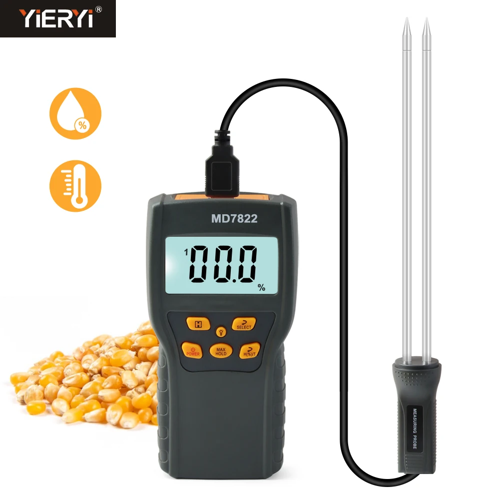 Grain Moisture Analyzer Digital Moisture Meter Water Detector