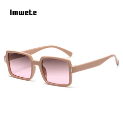 Imwete Luxury  Women‘s Sunglasses 2023 Square Sun glasses for Men Vintage Ladies Sun Glasses UV400 Brand Designer Eyewear Shades