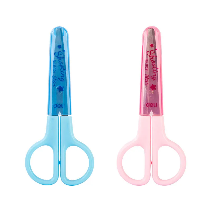 

Cute Multifunctional Stainless Steel Hand Scissors Deli Stationery Scissors for Kids DIY Tool Gift School Office Supplies