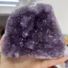 1275g 10.5cm Natural Uruguay Dream Amethyst Quartz Crystal Cluster stand 1