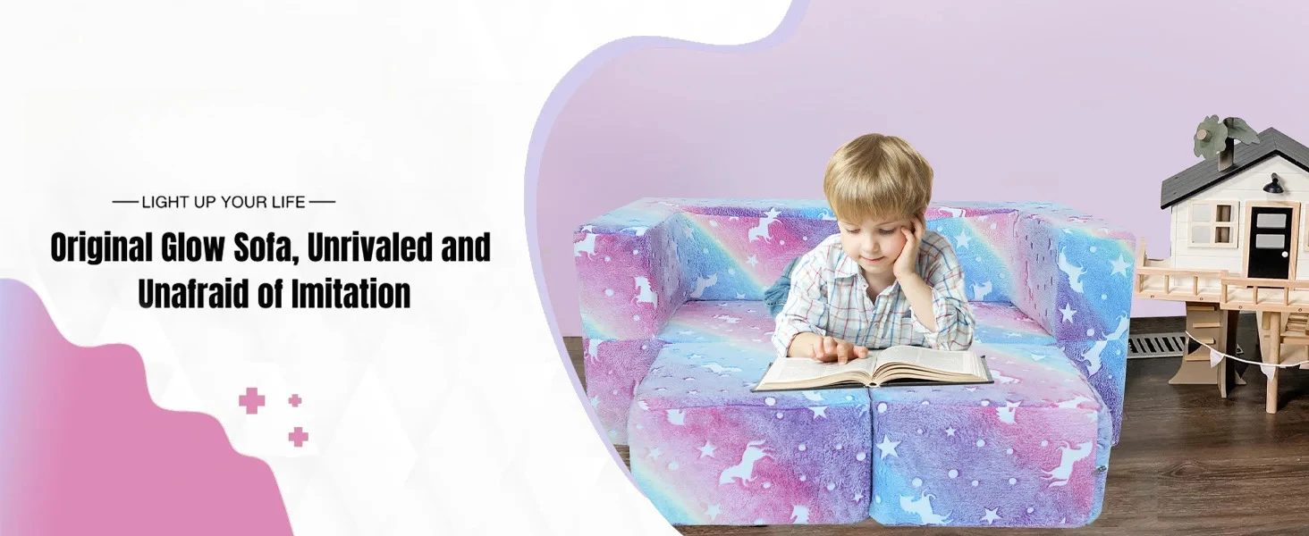 kids modular couch glow couch kids fort play childrens sofa foam sofa boy girl baby