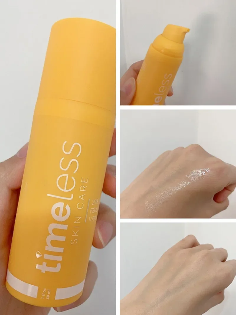 Timeless skin care 20% VITAMIN C face Acid Serum Whitening Moisturizing skin Anti Wrinkle face care women makeup cosmetic face skin care kit