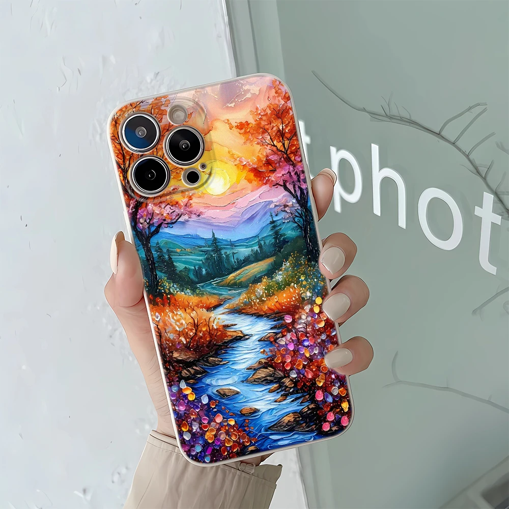 Autumn Leaves Design Phone Case Cover