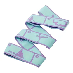 Enhanced Full Body Stretching Resistance Band for Yoga, Pilates, and Dance Training (Light purple)