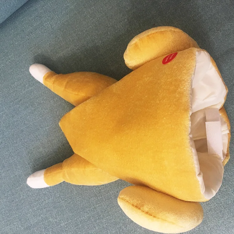 Funny Adult Hat Roasted Turkeys Hat Can/Can't Move Chicken Leg Short Plush Party Holiday Costume For Halloween Christmas