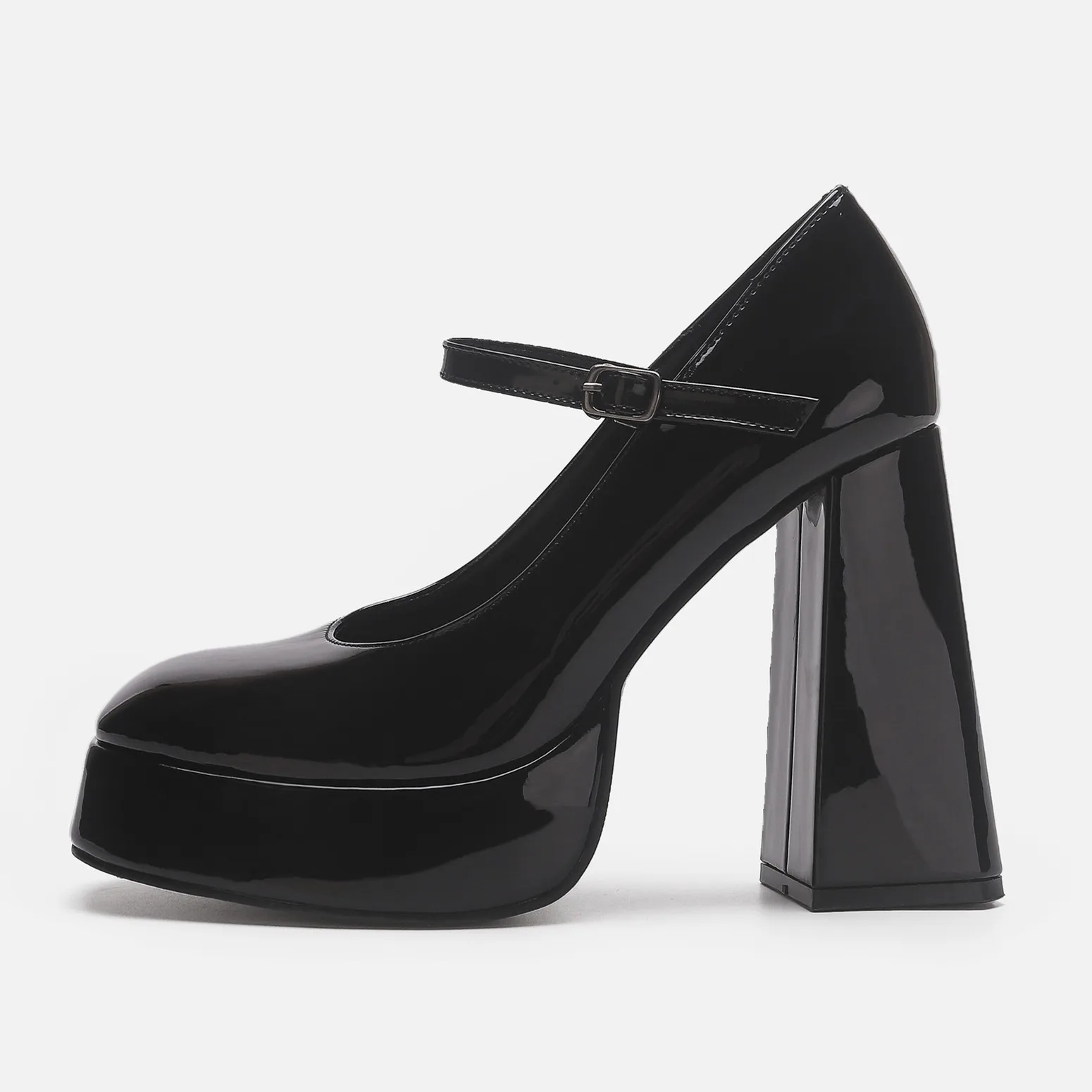 

Platform Pumps For Women Chunky High Heeled Mary Jane Shoes 2023 Spring New Buckle Strap Fashion Sexy Pumps Sweet Lolita Cosplay