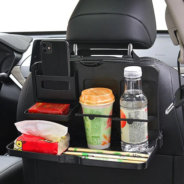 Car Seat Tray Table Car Back Seat Travel Tray Working Desk Multifunctional  Car Seat Organizer With Cup Phone Holder For Working - AliExpress