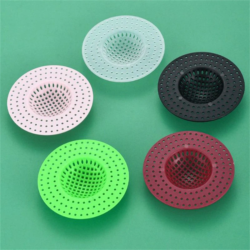 

1 Pc Floor Drain Drainer Kitchen Sink Dishwashing Residue Anti-clogging Bathroom Sewer Drain Strainer