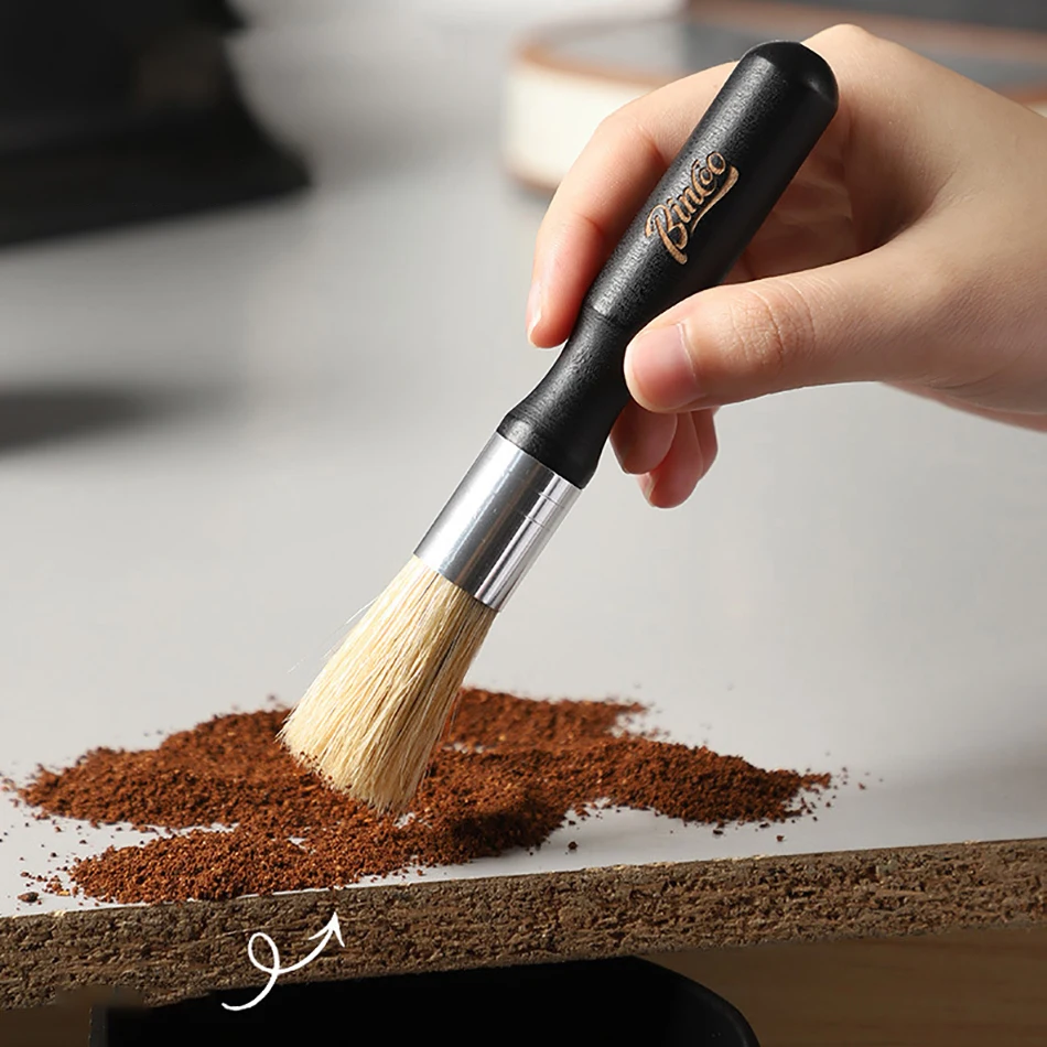 Coffee machine cleaner vintage brush grinder accessory